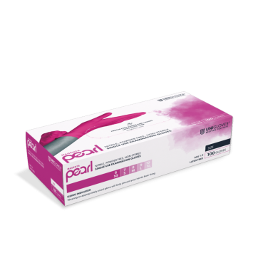 Unigloves Nitril-Handschuhe Magenta Pearl – 100 Stk.