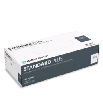 Unigloves Latex-Handschuhe Standard Plus – 100 Stk.