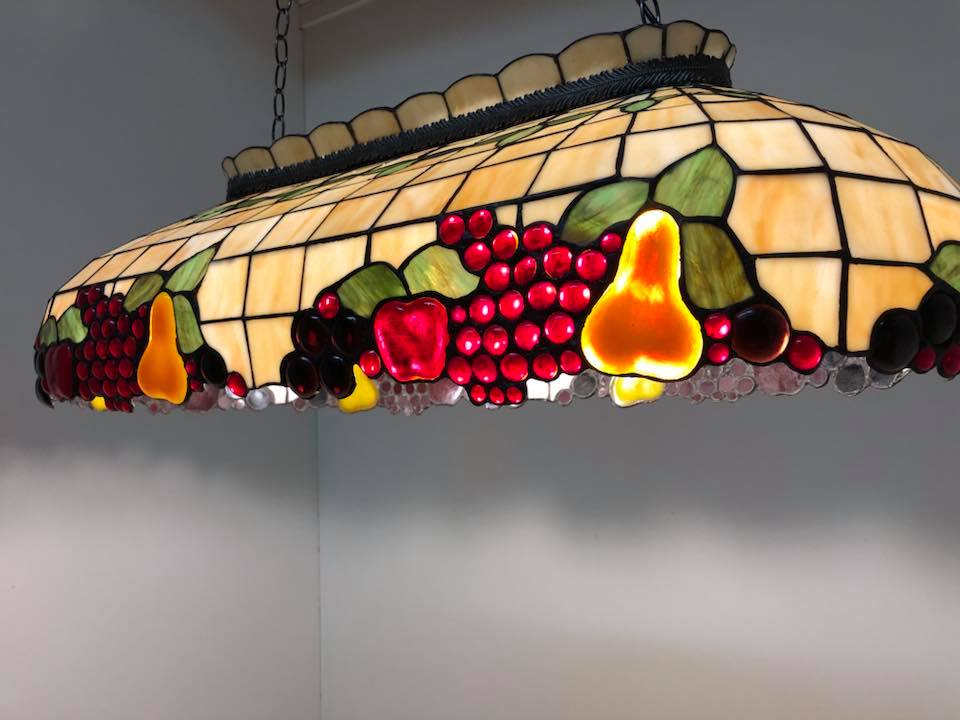 Tiffany leestafellamp Fruit