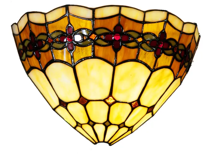 Echter Een deel Zegenen Tiffany wandlamp Cherry schaal (9884)