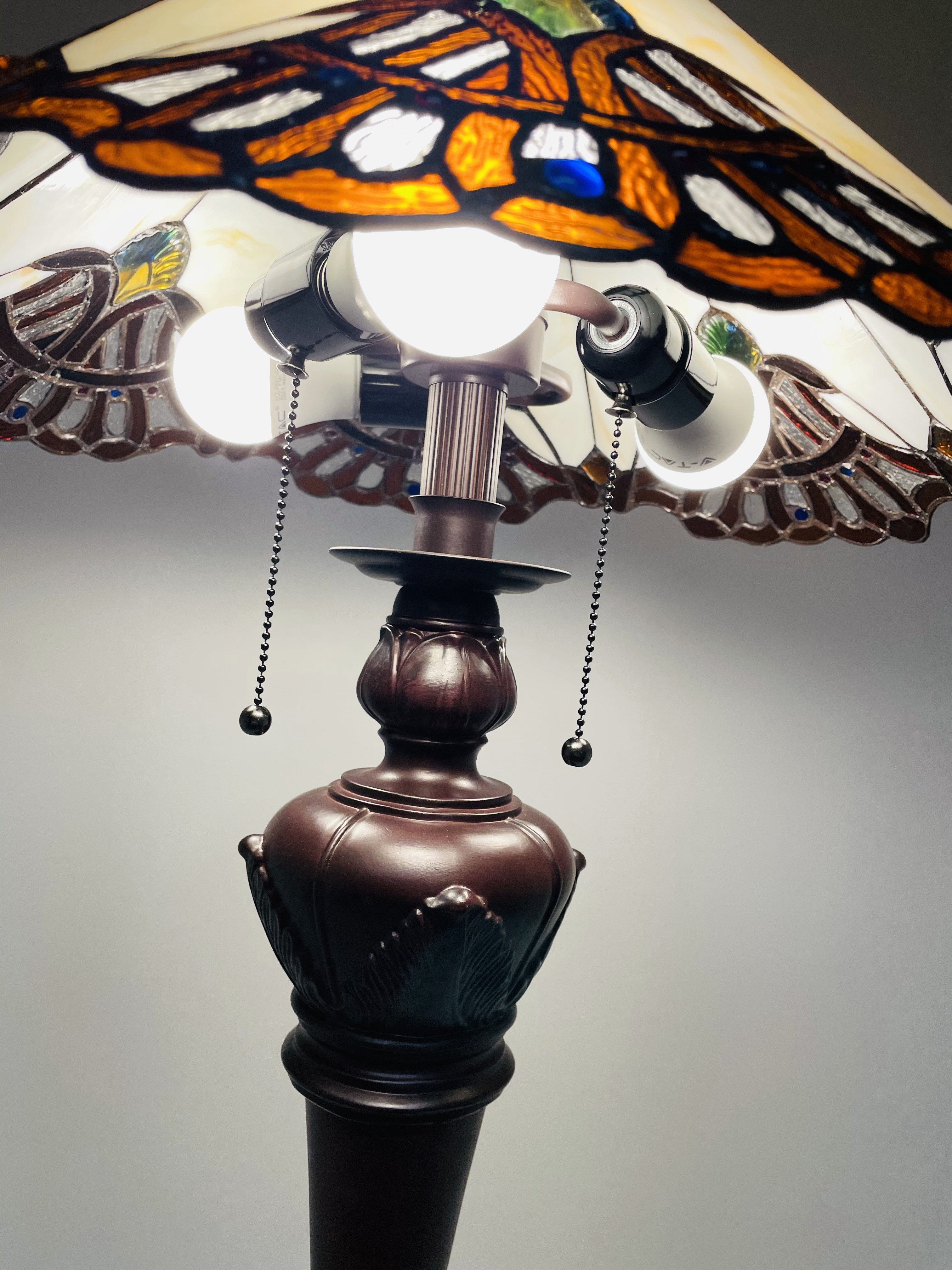 Tiffany vloerlamp Elba 50 De Luxe