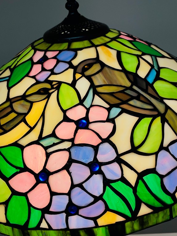 Tiffany tafellamp Birds