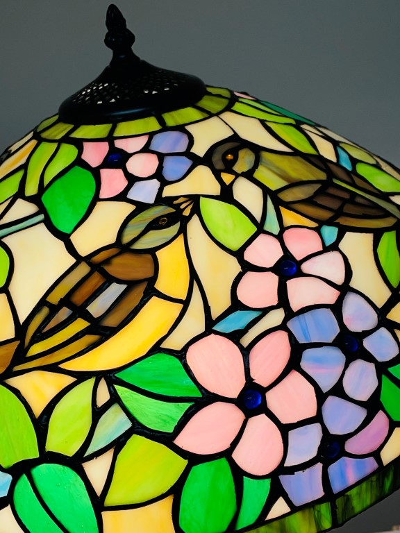 Tiffany tafellamp Birds