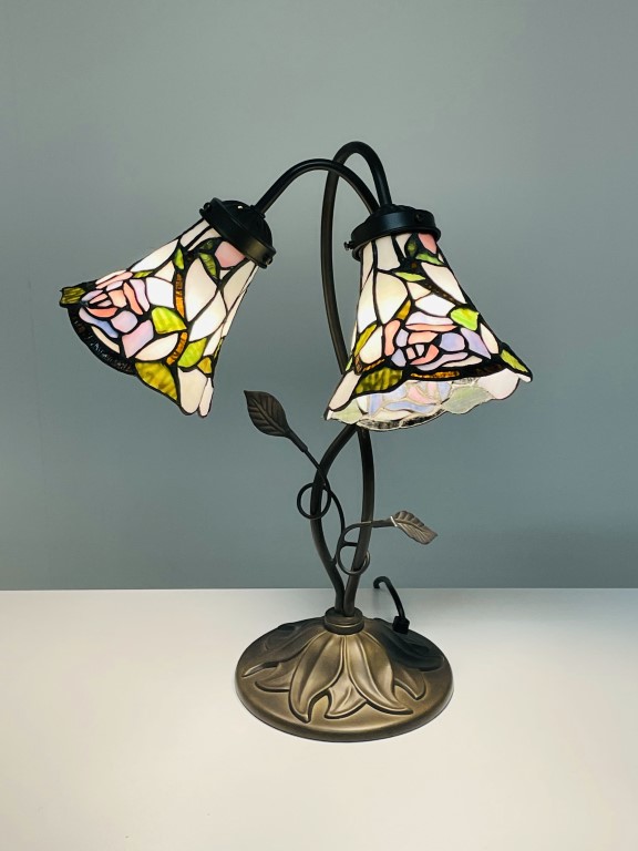 Tiffany tafellamp Flora