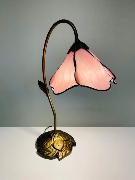 Tiffany tafellamp Pink Lotus