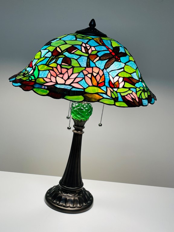Tiffany tafellamp Waterlife