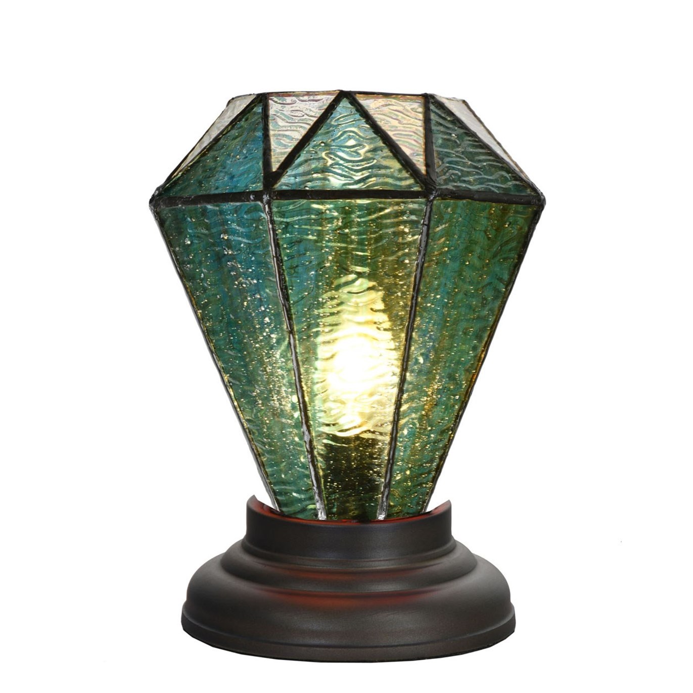 Tiffany Tafellampje laag Arata Green