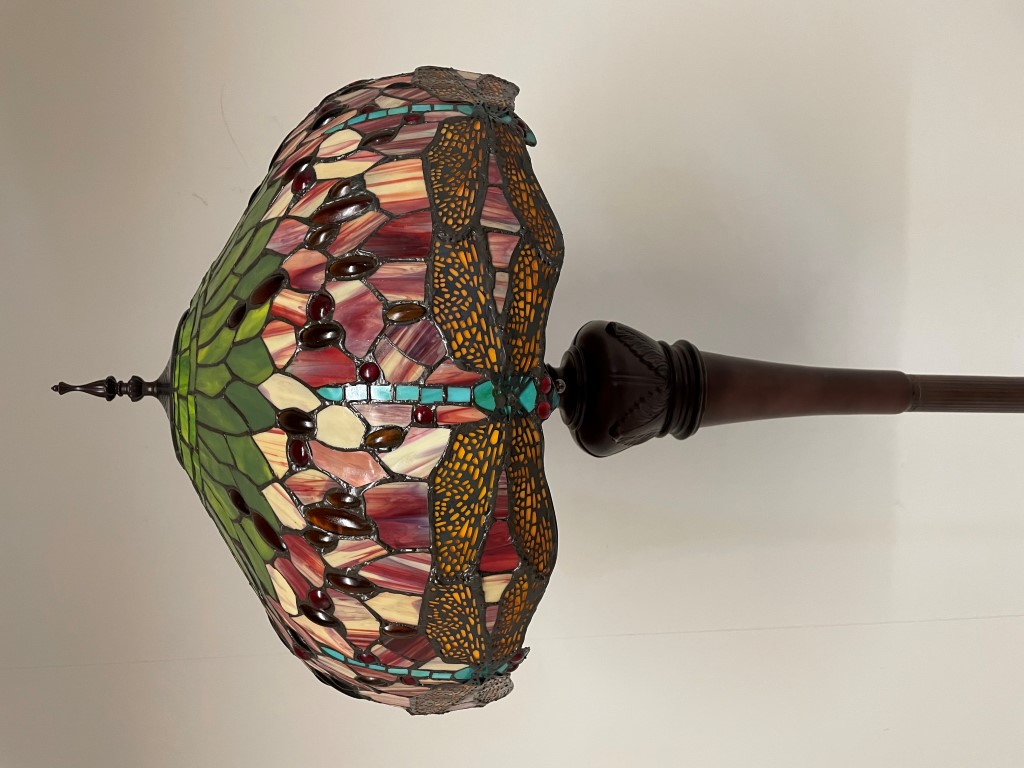 Tiffany vloerlamp Dragonfly 51 Deluxe