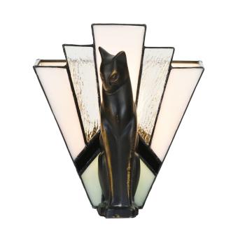 Tiffany lamp sculptuur Art Deco Kat