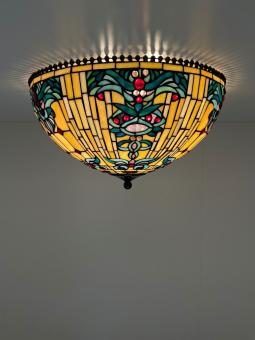 Tiffany plafondlamp Oklahoma 50/ 80