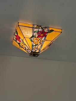 Tiffany plafondlamp Valencia 4080
