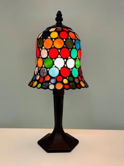 Tiffany tafellamp Colorfull