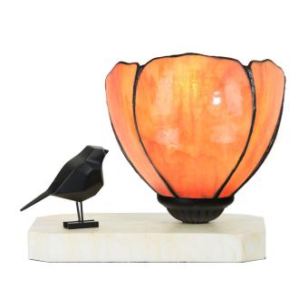 Tiffany tafellamp sculptuur Ballade van een Vogel Tulipa