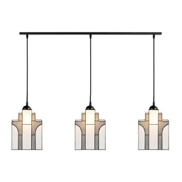 3 x Tiffany New York Sky Line aan plafondbalk