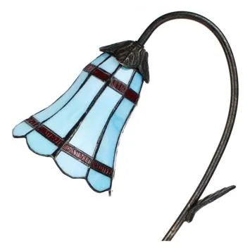Lampe de table Tiffany Bleu 52136249