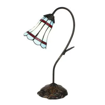 Lampe de table Tiffany Bleu 52136249
