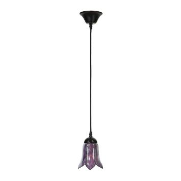 Tiffany Hanglamp aan snoer Gentian Purple