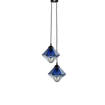 Tiffany Kroonluchter Akira Blue 2