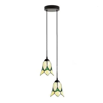 Tiffany Kroonluchter Lovely Flower Yellow 2