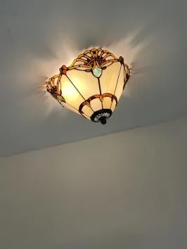 Tiffany plafondlamp 40cm Elba - 80