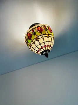 Tiffany plafondlamp Bari 20-96