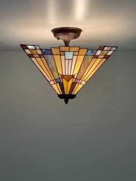 Tiffany plafondlamp Belgium 40 Flow