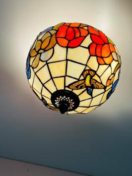 Tiffany plafondlamp Bologna 2596
