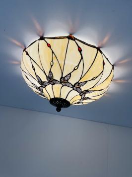 Tiffany plafondlamp Butterfly 50 80