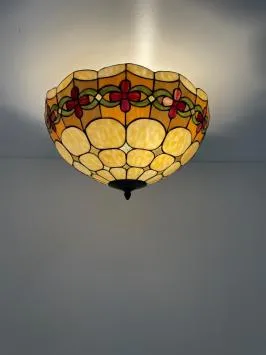 Tiffany plafondlamp Cherry 50 Flow