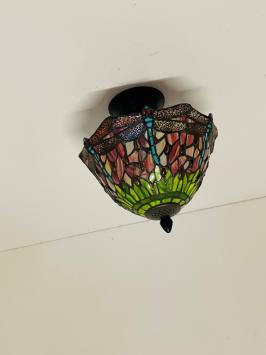 Tiffany plafondlamp Dragonfly  2596-8827