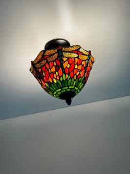 Tiffany plafondlamp Dragonfly  2596-8827
