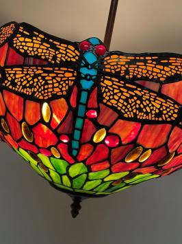 Tiffany plafondlamp Dragonfly 40 - C2  - 9201