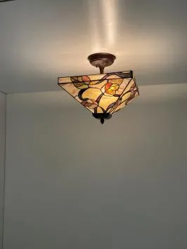 Tiffany plafondlamp Estland 36  Flow