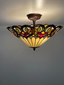 Tiffany plafondlamp France 52 / Flow