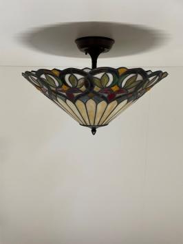 Tiffany plafondlamp France 52  Flow