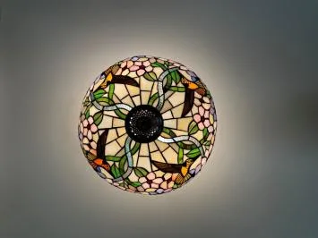 Tiffany plafondlamp Hummingbird  40 Flow