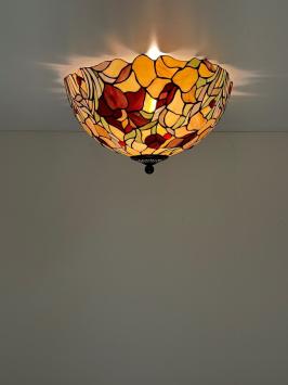 Tiffany plafondlamp Italy 40-80