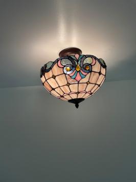 Tiffany plafondlamp Kingston 40/Flow