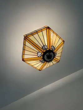 Tiffany plafondlamp Luxembourg 40 Flow 