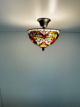 Tiffany plafondlamp Madeira 2596