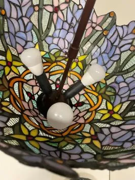Tiffany plafondlamp Malaga - C2