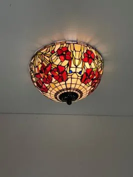 Tiffany plafondlamp Malta 40  80