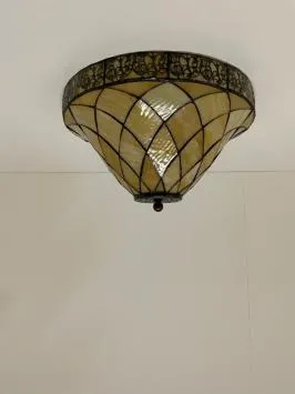 Tiffany plafondlamp Ø 45cm Yesterday  80