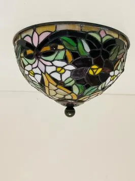 Tiffany Plafondlamp Ø25cm Madeira - 80