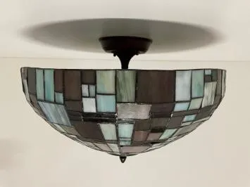 Tiffany plafondlamp Ø50cm Georgia Flow