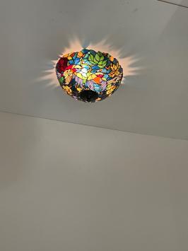 Tiffany plafondlamp Oslo 40 - 80