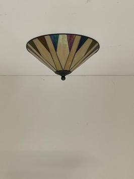 Tiffany plafondlamp Porto 80