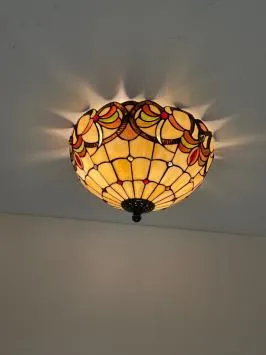 Tiffany plafondlamp Roxbury 40 - 80