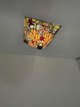 Tiffany plafondlamp Sevilla 4080