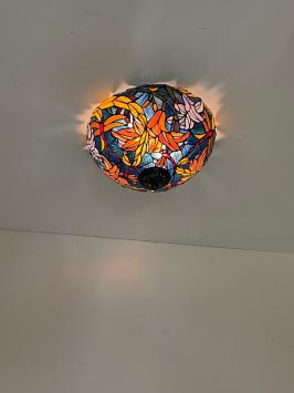 Tiffany plafondlamp Stockholm 40 - 80